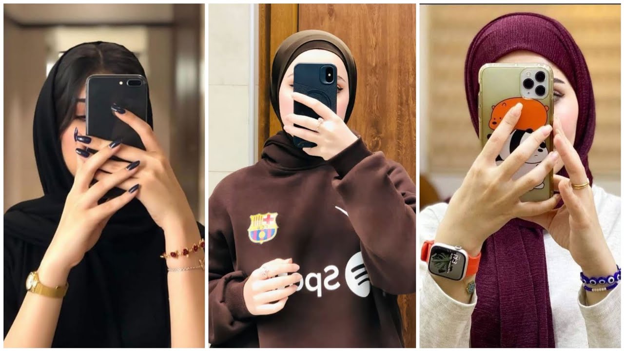 رمزيات بنات محجبات عراقيات نص وجه 2025🍒صور بنات كيوت محجبات💗صور بنات كانها لك نص وجه✨