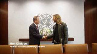 #theworldneedsmore- David Guetta's day at the United Nations