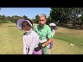 2 hot thai girls show me how to play golf in pattaya thailand