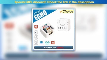 Exclusive M5Stack ATOM Echo programmable AI smart speaker with built-in ESP32 Bluetooth WiFi Intern