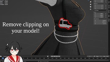 Weight painting and editing to remove clipping on your model.