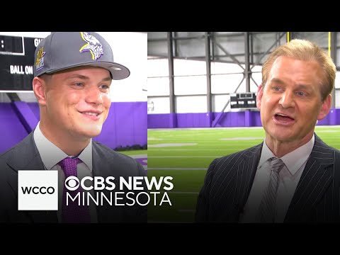 Mike Max talks shop with Vikings draft picks J.J. McCarthy and Dallas Turner