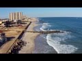 Drone Flight Over Jersey Shore Private beaches, Long Branch NJ