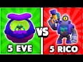 5 EVE VS 5 RICO