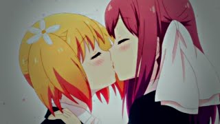 (AMV) Шалости под сакурой- Kiss me(Осторожно!!! Юри!!!)