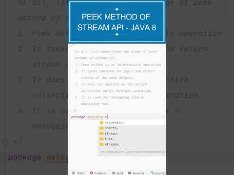 How the Peek Method in Java 8 Streams Can Save You Hours of Debugging | #java #coding #interview