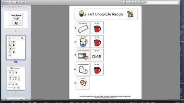 Video Product Preview for Visual Recipes for Children with Autism {Drinks}