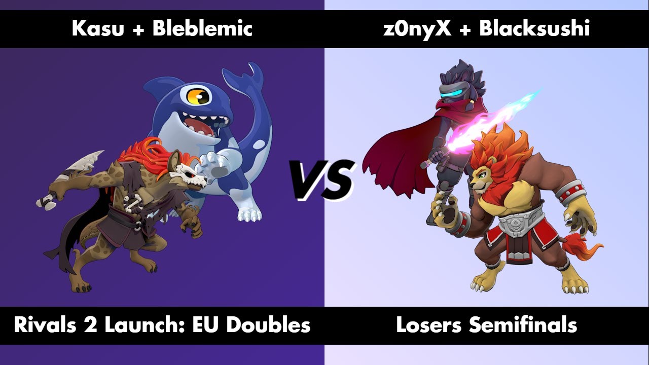 Kasu + Bleblemic vs z0nyX + Blacksushi - [ EU Doubles Losers Semifinals ]