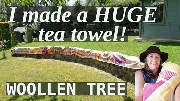 How I weave tea towels | Woollen Tree