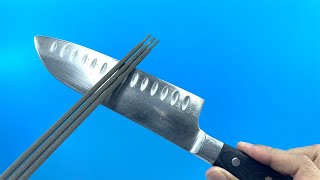 Excellent Method to Sharpen a Knife as Sharp as a Razor ✨👍