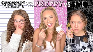 NERDY ? VS PREPPY  VS EMO ️ TARGET SHOPPING CHALLENGE