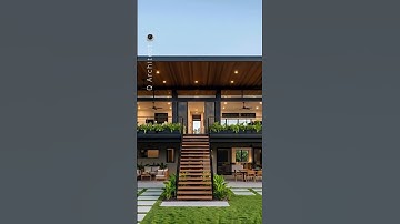 Modern Industrial Tropical House #architecture #eleganthomes #tropicalhousedesign