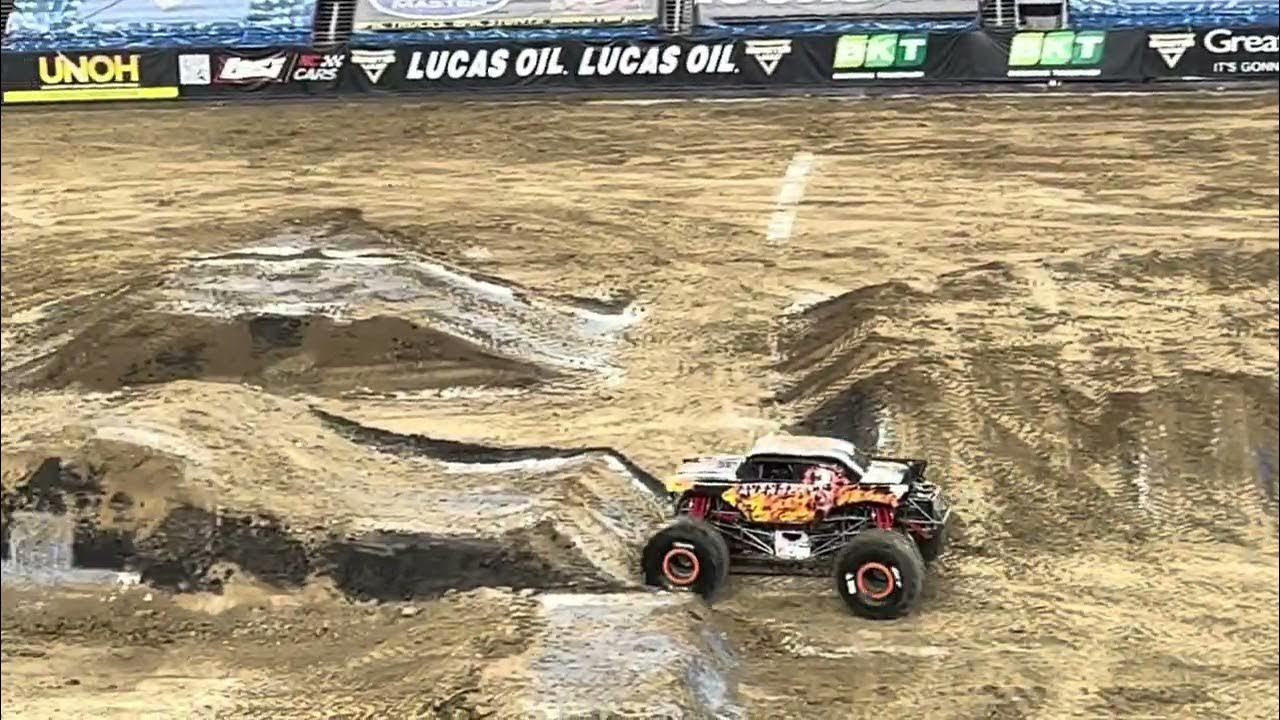 Monster Jam Denver Empower field 2023 Freestyle YouTube