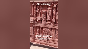 MDF 3D CARVING FOR ISHTA #shorts #cnccarving #cnccutting #art #interior #3dcarving #woodworking