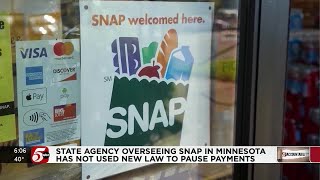Agency overseeing SNAP in Minnesota has not used new law to pause payments in suspected fraud cases