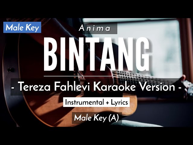 Bintang (Karaoke Akustik) - Anima (Male Key | HQ Audio) class=