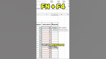 Cara membuat ranking di Excel dengan mudah #excel #exceltutorial #ranking #tutorial