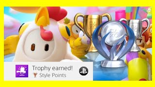 FALL GUYS: ULTIMATE KNOCKOUT - HOW TO GET STYLE POINTS TROPHY EASIEST WAY | Fall Guys Trophy Guide