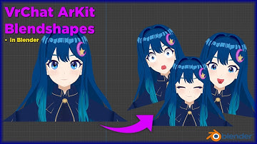 How to Make ARKit Face Blendshapes in Blender (VRChat Ready) !