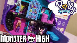 MONSTER HIGH G3 POLLY POCKET SET UNBOXING & RESEÑA | #enespañol #monsterhigh #pollypockets