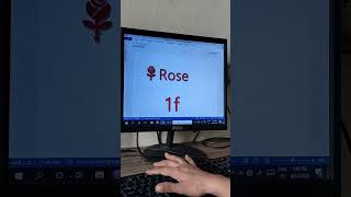 Ms Word Apply in Rose code symbol #computer #education #computertechnic #study #motivation #students