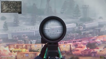 Contract Snipe Across Truck Cemetery - STALKER GAMMA 0.9.3