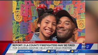 LA county firefighters could be fired over Kobe photos