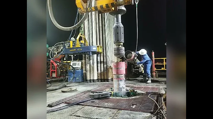 13 3/8 casing running by one floorman/roughneck