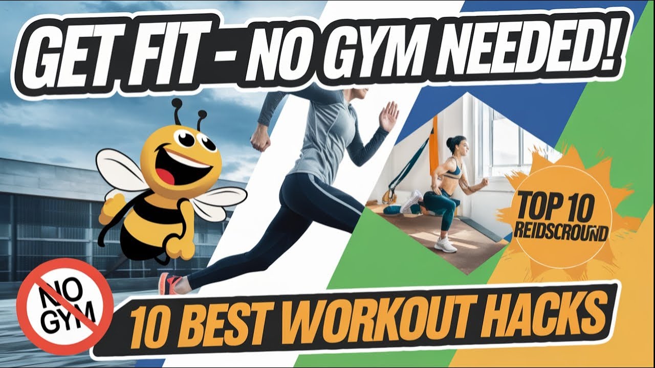 Top 10 Ways to Stay Fit without going to Gym - YouTube