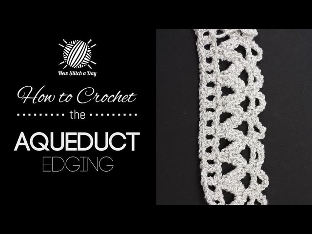 How to Crochet the Edge / Border / Trim Stitch Pattern #353│by