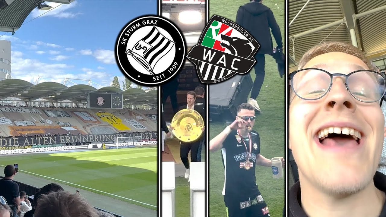 STURM GRAZ vs. WAC | SK STURM IST NEUER MEISTER ⚽