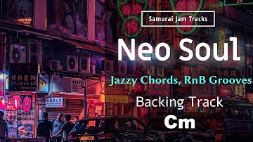 Neo Soul RnB Guitar Backing Track in C minor