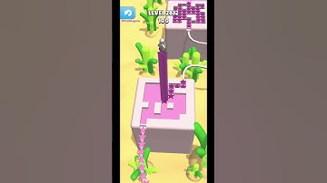 Gameplay top mobile games Relaxing n satisfying game iOS/ANDROID Stacky Dash  #shorts Level 2812