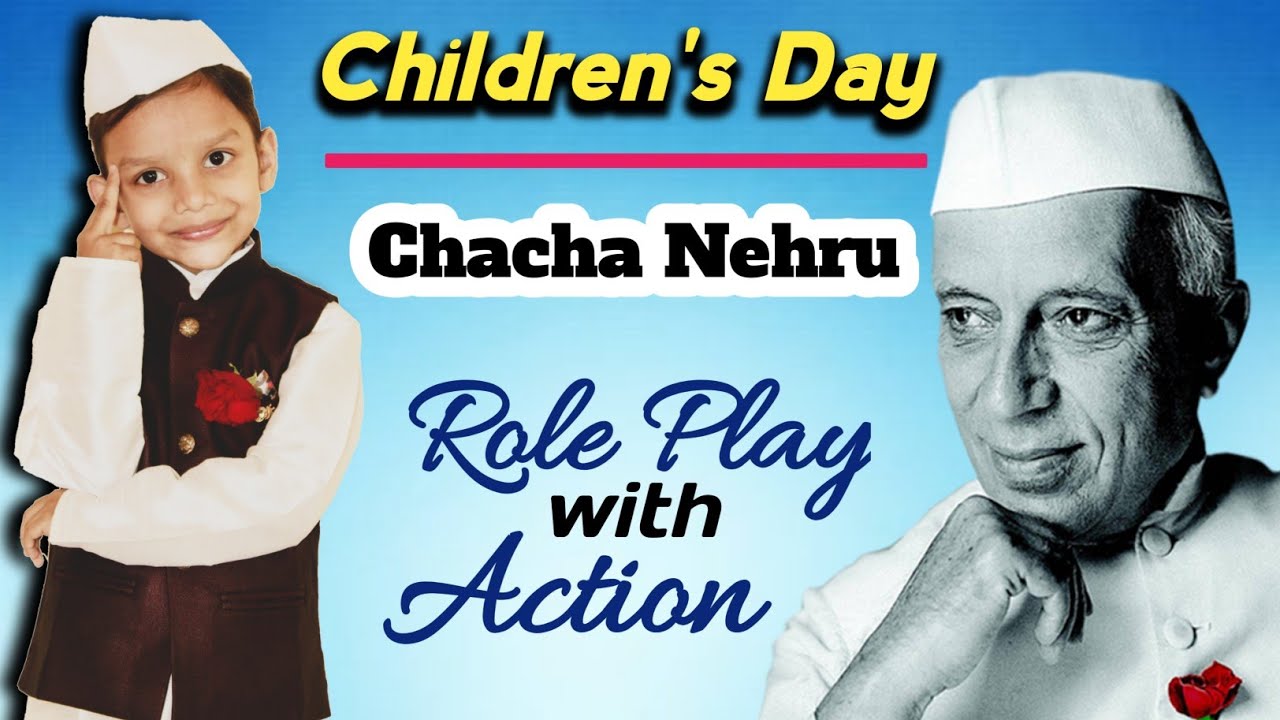 Nehru Role Play | Children's Day Speech | Fancy Dress Competition ...