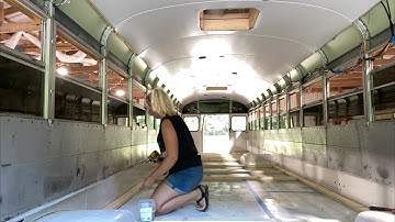 How To Install Sub floor on your Skoolie / School Bus Conversion Project