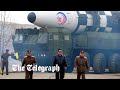 North Korea tests its 'largest intercontinental ballistic missile test ever'