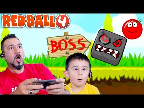 REDBALL 4 SONUNDA BOSS GELDİ! NİNJA KARELER! | YEŞİL TEPELER #3 (14-20 LEVEL)