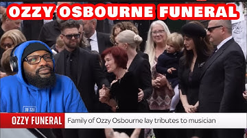 Sharon Osbourne and children view tributes as fans cheer Ozzy Osbourne 