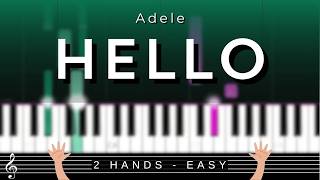🎹 Hello by Adele – Easy Piano Tutorial + Sheet Music