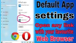 Open Any Link With Your Favourite Web Browser (Chrome, Opera Mini etc.) || Default App Settings screenshot 3