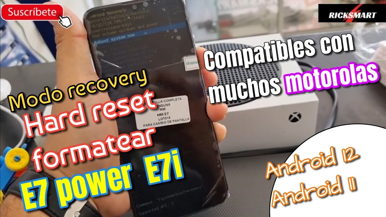 Formatear hard Reset Motorola Moto E7 Power E7i Modo Recovery Android formatear-hard-reset-motorola-moto-e7-power-e7i-modo-recovery-android