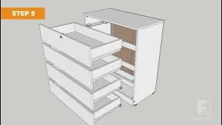 [FF] Chest Drawer With Lock Assembly Manual