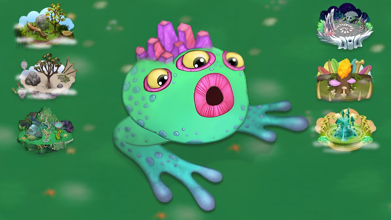 Fwog All Sounds Islands And Animations My Singing Monsters Youtube