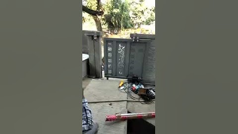Small sliding wicket gate motorized done by Krishna home automation +919016042525