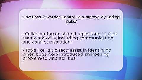 How Does Git Version Control Help Improve My Coding Skills? - Black Education Success Network