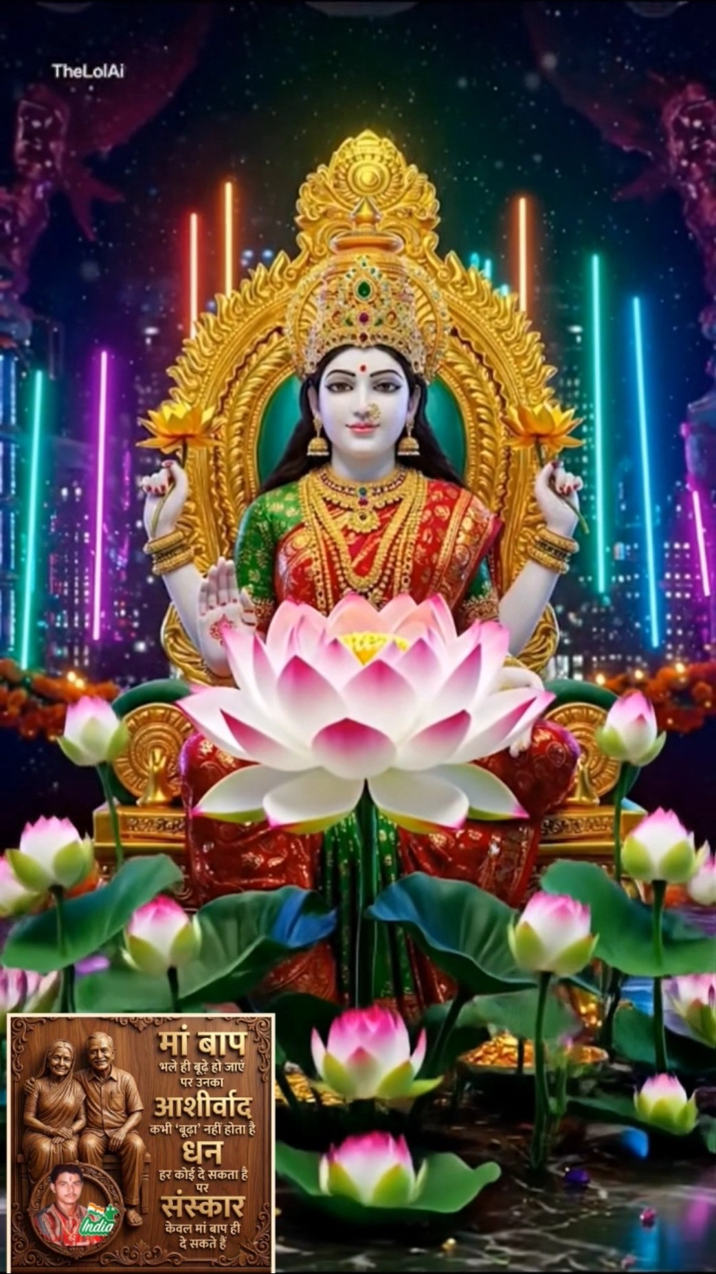 🙏माँ लक्ष्मी महामंत्र🌺 - ShareChat