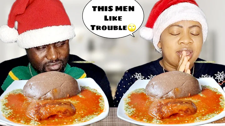 Serving My Husband Food with One Piece Of Meat|His Reaction Was Unbelievable| Fufu &Stew +Okra Soup