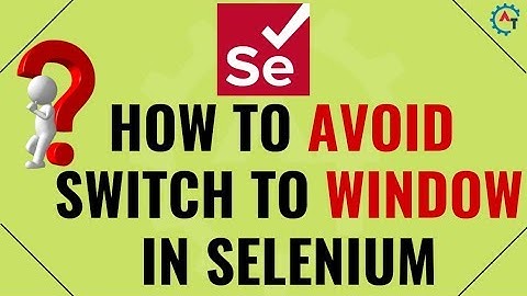 How to Avoid Switch To Window in Selenium WebDriver | Using JavaScriptExecutor