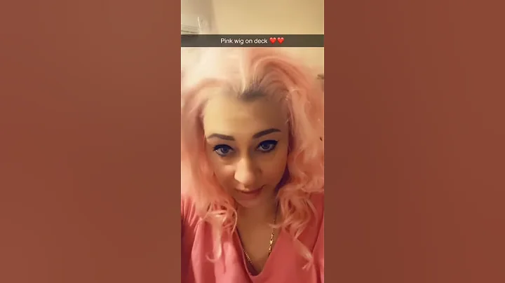 Pink wig from wish ...