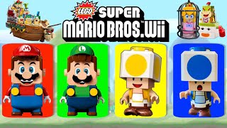 We Made Lego Super Mario Bros Wii Using 15000 Lego Mario Bricks - Lego Vs Game